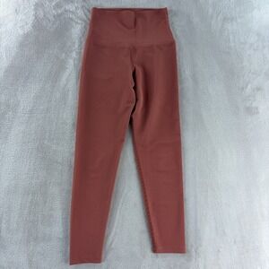 Beach‎ Riot Ribbed Leggings Womens Size Small Rust High Rise Stretch Activewear